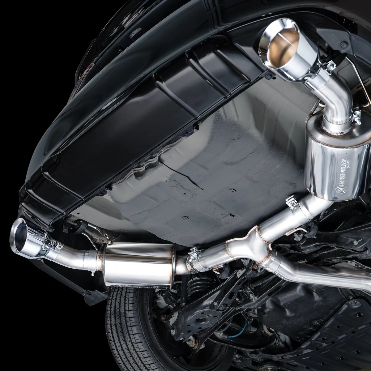 AWE Touring Edition Exhaust for FE1 Civic SiDE4 Acura Integra - Dual Chrome Silver Tips product image