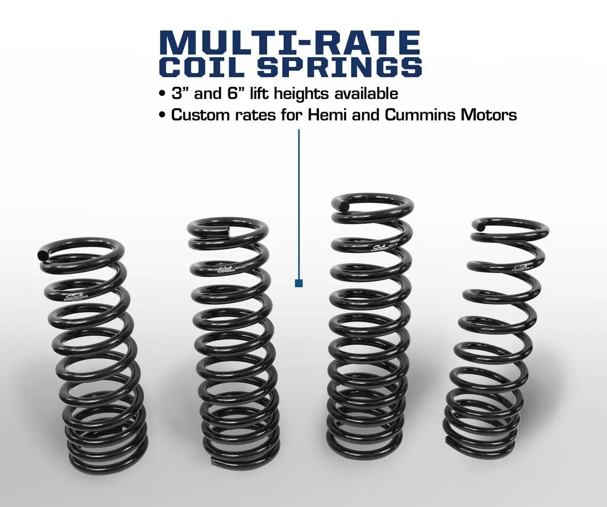 0309 RAM 2500/3500 4x4 Diesel 2.75in Lift Front Multirate Coil Springs product image