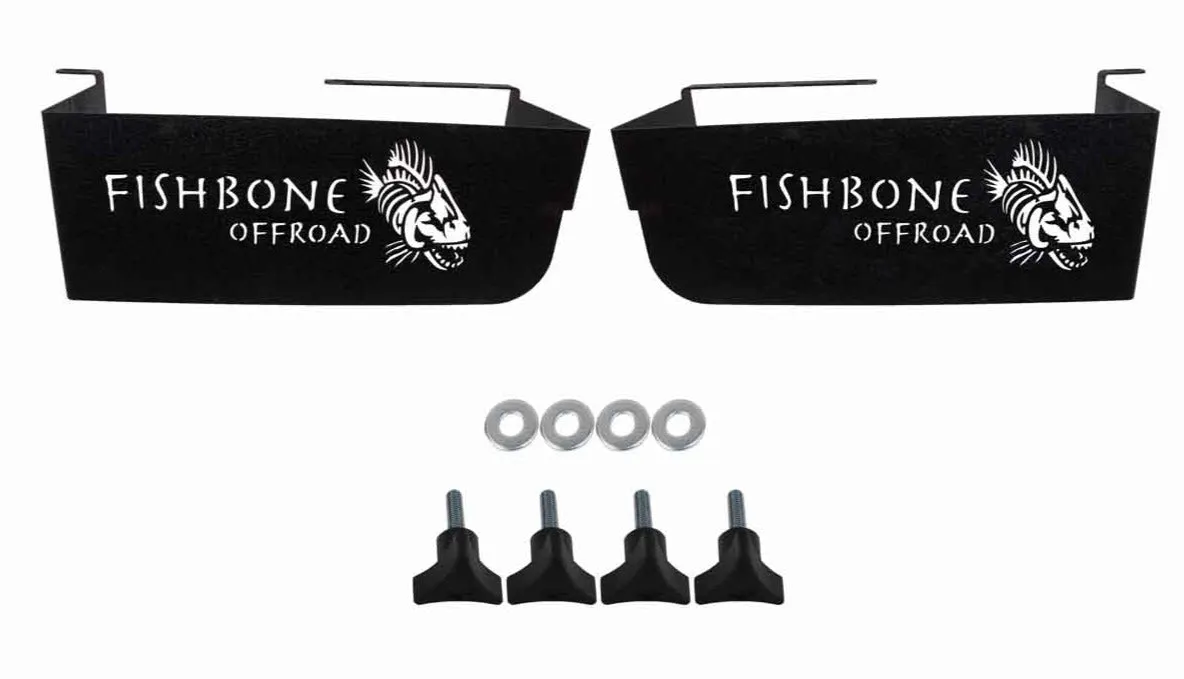 Black textured powder coat, 11-Gauge steel, Includes all mounting hardware, Sold as pair product image