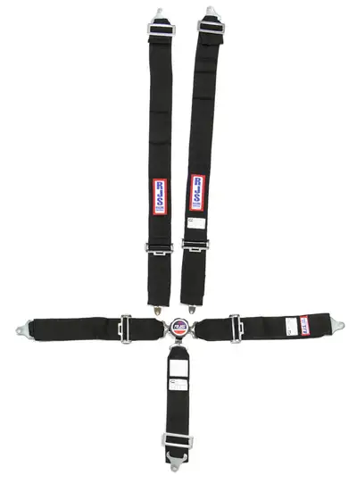 RJS 5pt Harness System Q/R Bk Ind Bolt 3in Sub