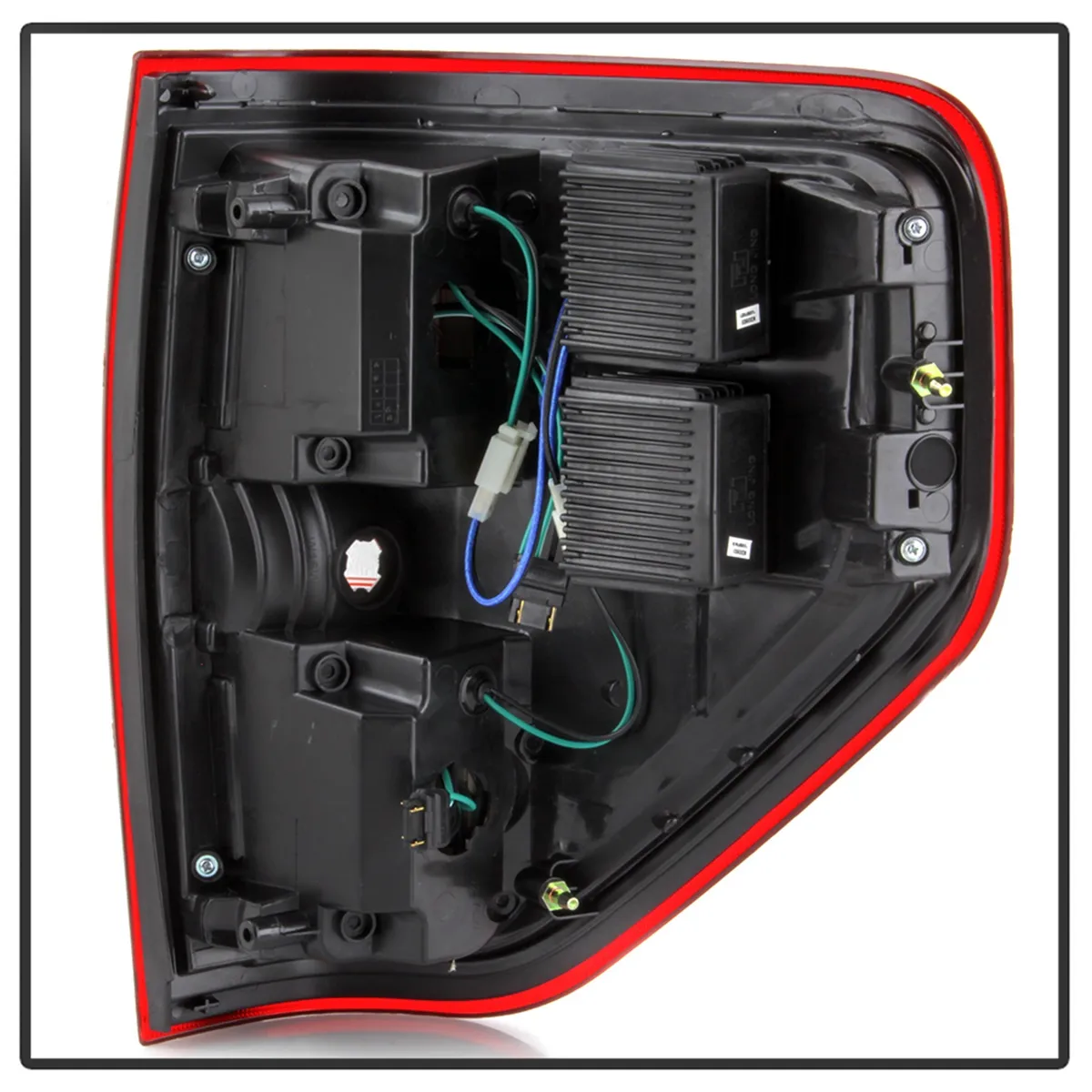0914 F150light Bar LED Tail Lights Red Clear product image
