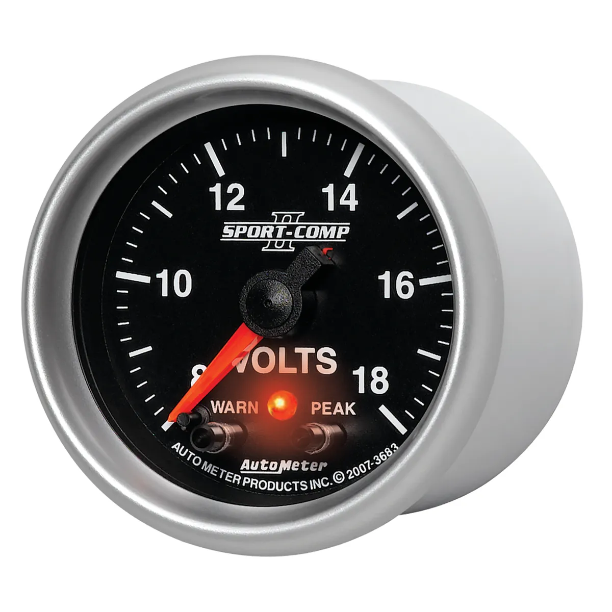 Gauge, Voltmeter, 2 1/16", 18V, Digital Stepper Motor w/Peak & Warn, Sport-Comp II product image