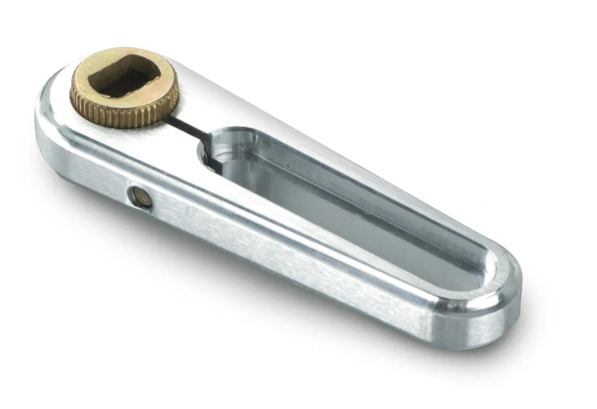 Adjustable Transmission Shift Arm; Fits w/TH-350/TH-400/700-R4/TH-200/200-4R/4L60/4L60E/4L80 Transmissions; Billet Aluminum; product image