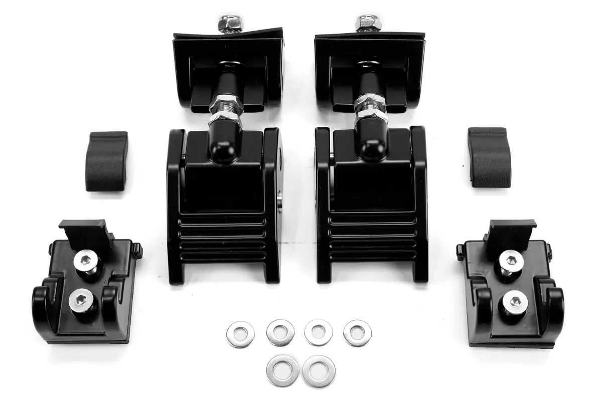 Rugged Ridge Rugged Ridge Aluminum Hood Catch Black - JK
