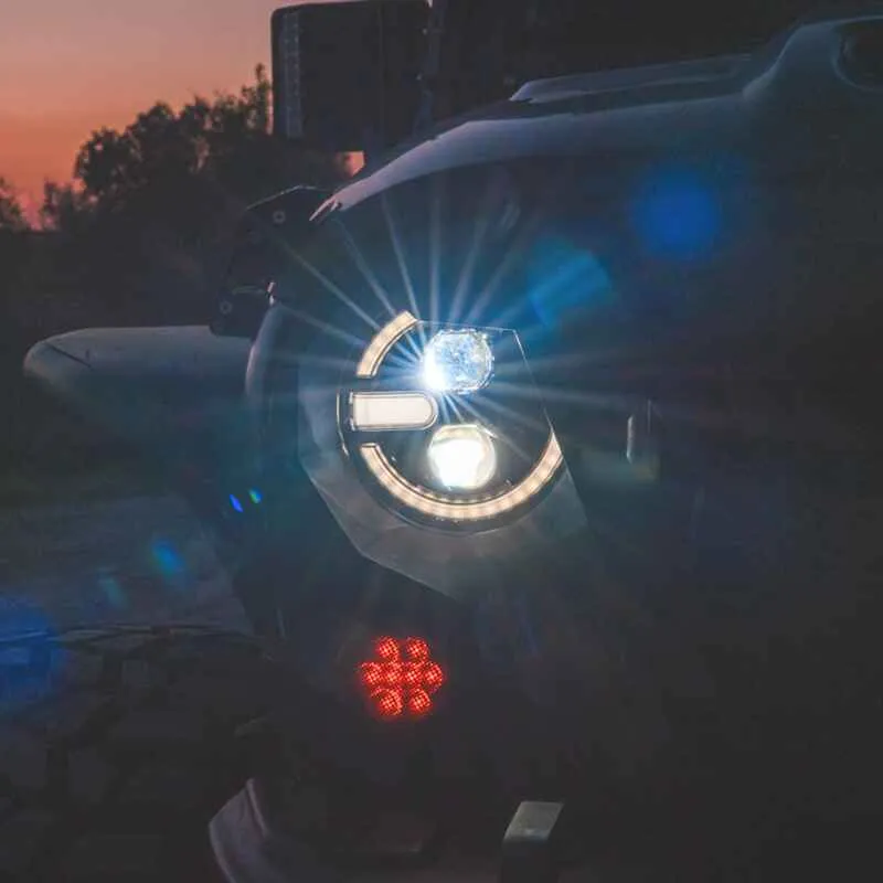 "US ONLY 7"" Halo Headlights with DRL & Turn Signal for 1997-2018 Jeep Wrangler" product image