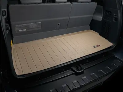 Weathertech 2009 + Toyota Sequoia Tan Cargo Liners Behind 3rd Row