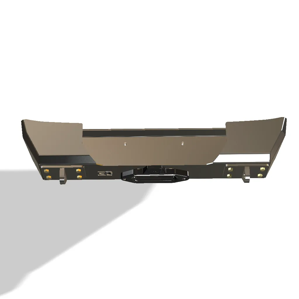 Gauntlet Front Bumper w/Winch Plate for Jeep JL/JT (2018-2024) product image