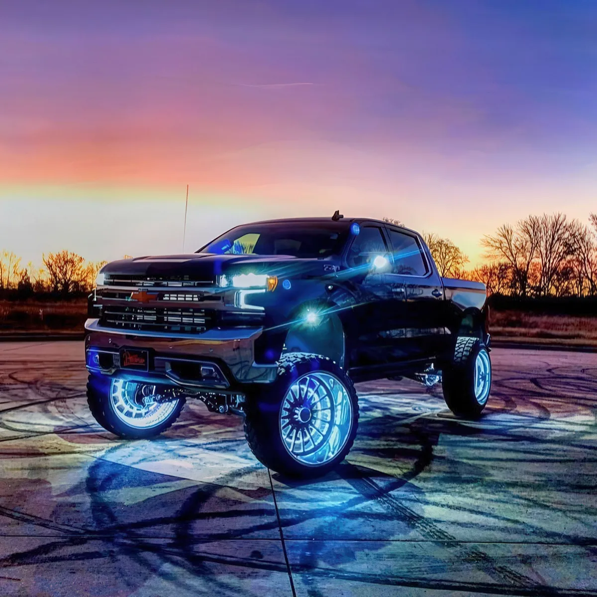Oracle Lighting LED Illuminated Wheel Rings - Single / Double Row LED product image