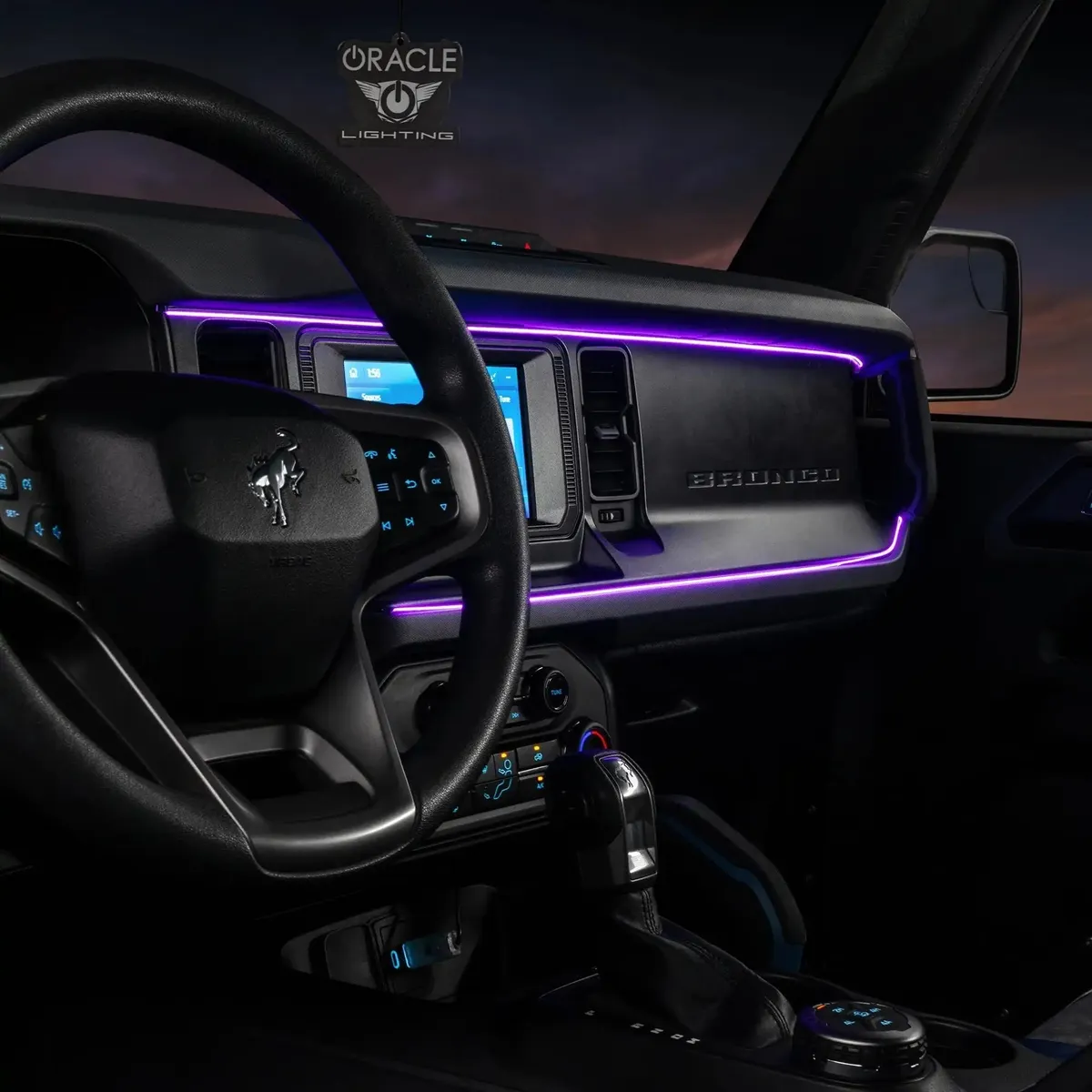 2021-2025 Ford Bronco Dynamic ColorSHIFT LED Dash Kit - USB Plug & Play Interior Lighting product image