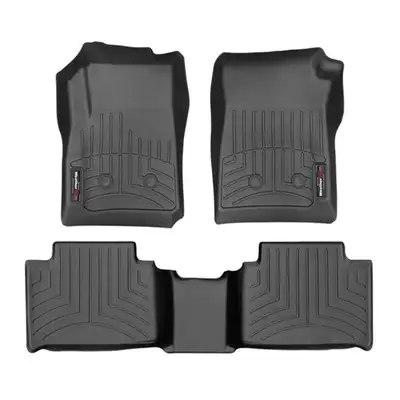 Weathertech Black Front and Rear Floorliners Chevrolet Colorado 2015 Fits Crew Cab GMC Canyon 2015 Fits Crew Cab