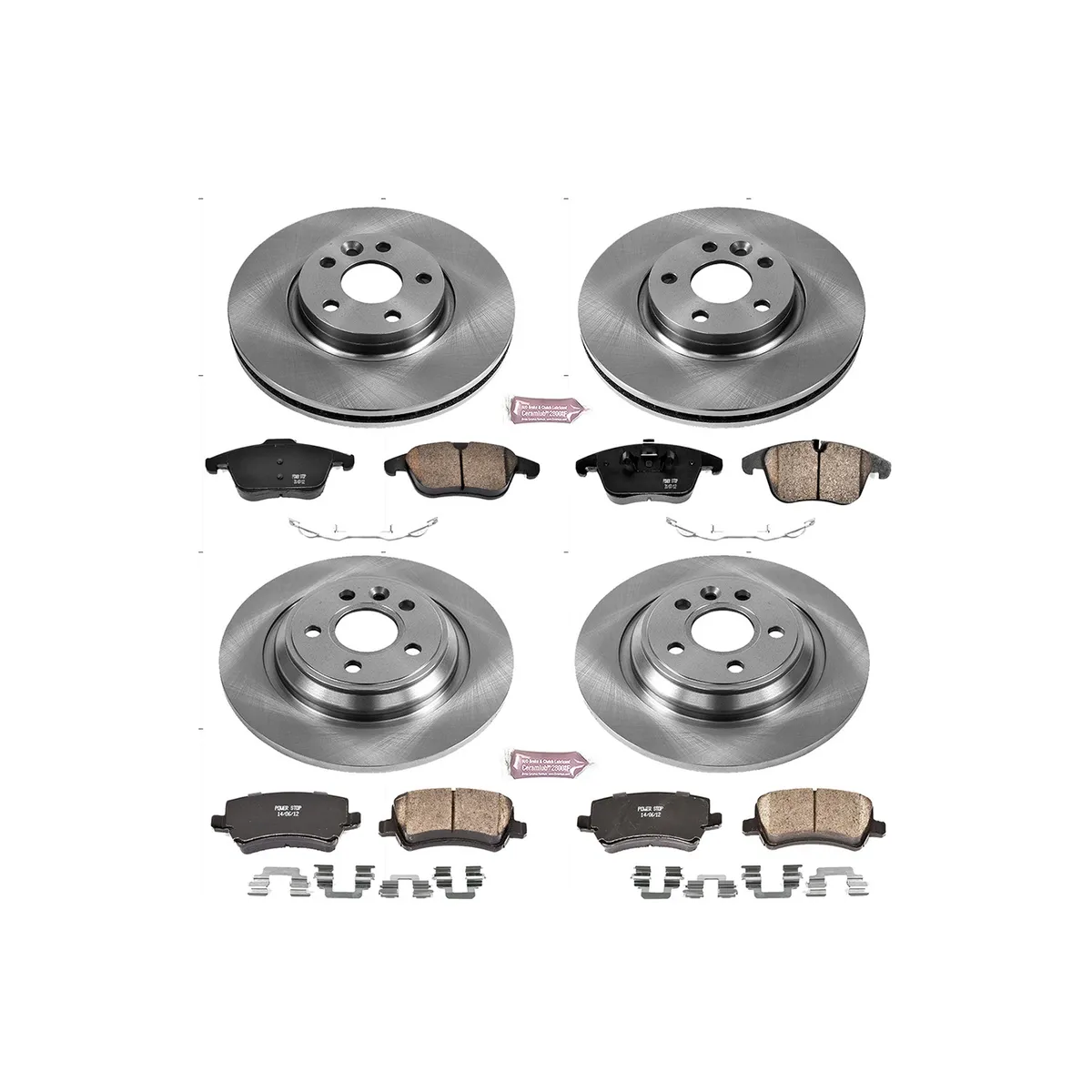 Autospecialty Brake Kit fr 2011-2014 Volvo S60 2009-2014 Volvo S80 2015-2017 Volvo V60 2008-2010 vo product image