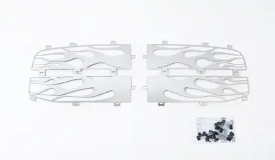 Putco 2003-2006 GMC Sierra LD/HD w/ logo cutout Flaming Inferno Stainless Steel Grille