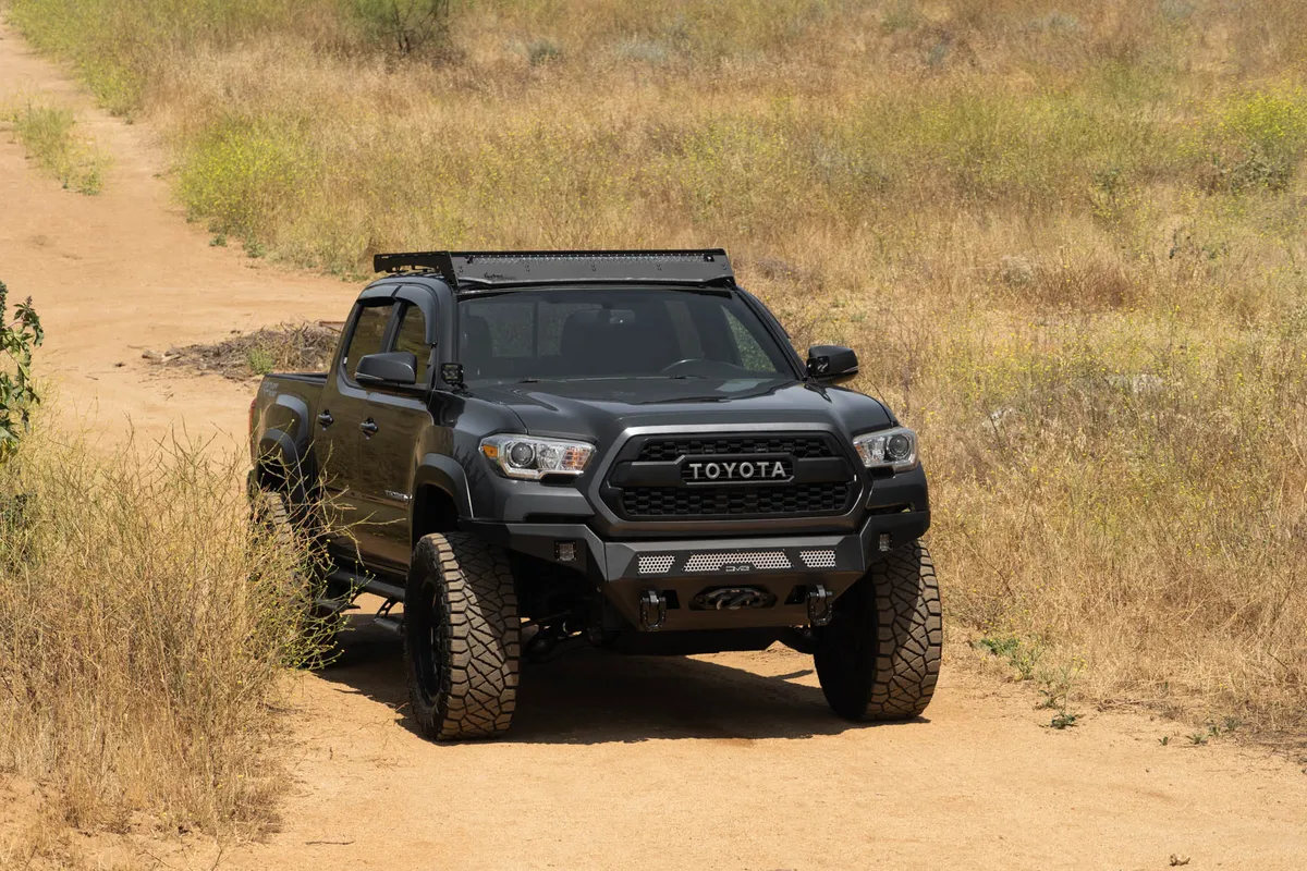2016-2023 Toyota Tacoma DV8 Offroad Mto Series Winch Front Bumper product image