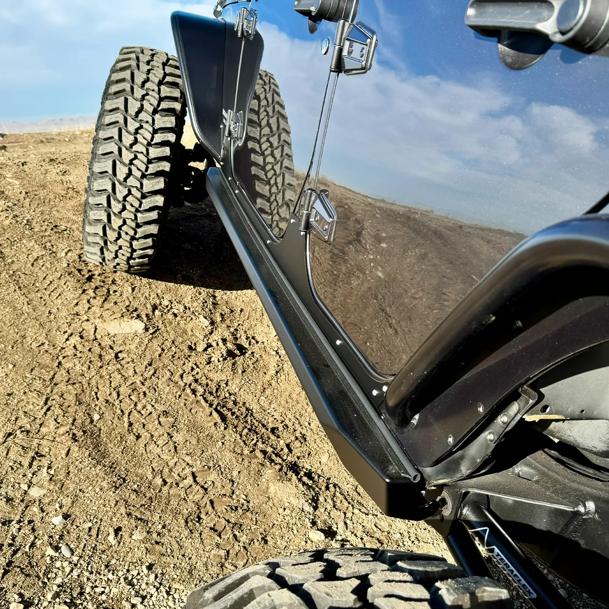 0718 Wrangler Bolt On Slider Kit Raw product image