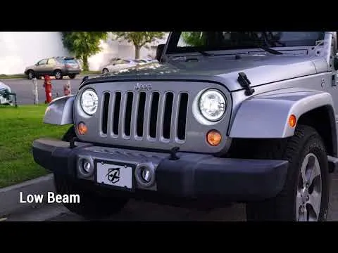 7" LED Halo Headlights For 07-18 Jeep Wrangler | Envision Series product image