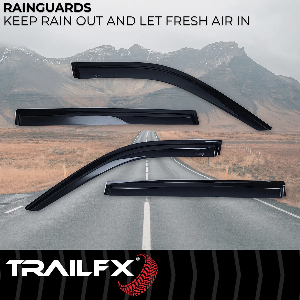 Window Vent 4pc Toyota Highlander product image