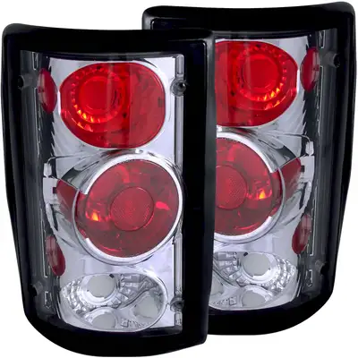 ANZO USA 9503 Econoline/0005 Excursion Taillights Chrome Driver/Passenger