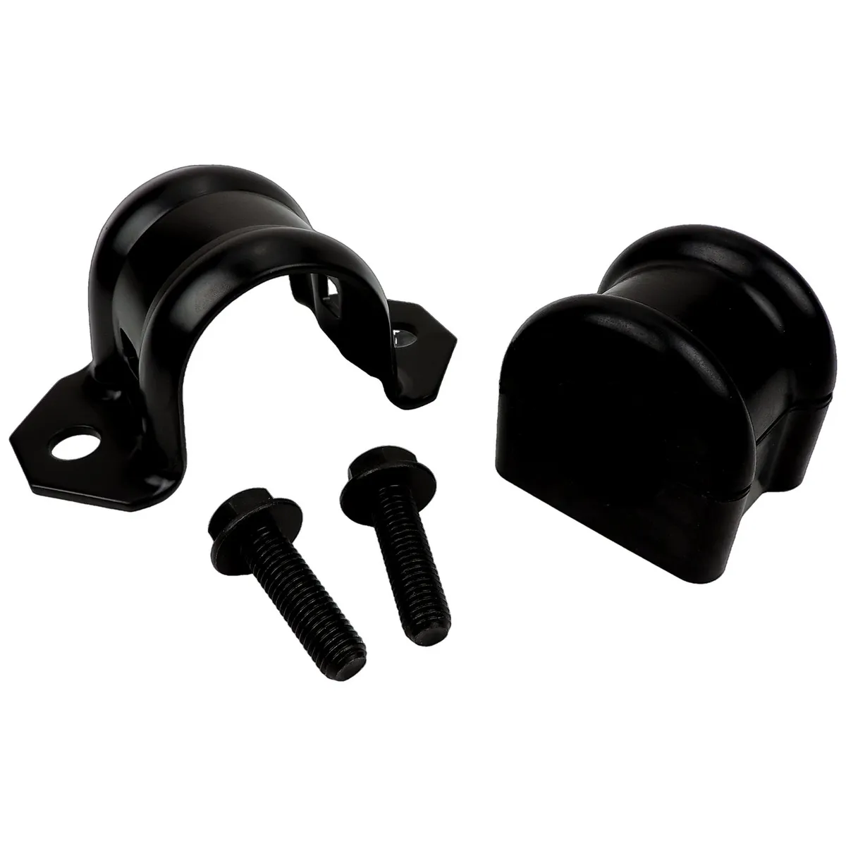 Sway Bar Bushing Bracket Kit; Front; Incl. Sway Bar Bushing Bracket/Sway Bar Bushing/ 2 Sway Bar Bushing Bracket Mounting Bolts; product image