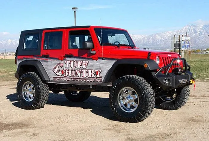 4 Inch Lift Kit 07-18 Jeep Wrangler JK 4 Door Only Performance Lift Kit EZ-Flex Tuff Country product image