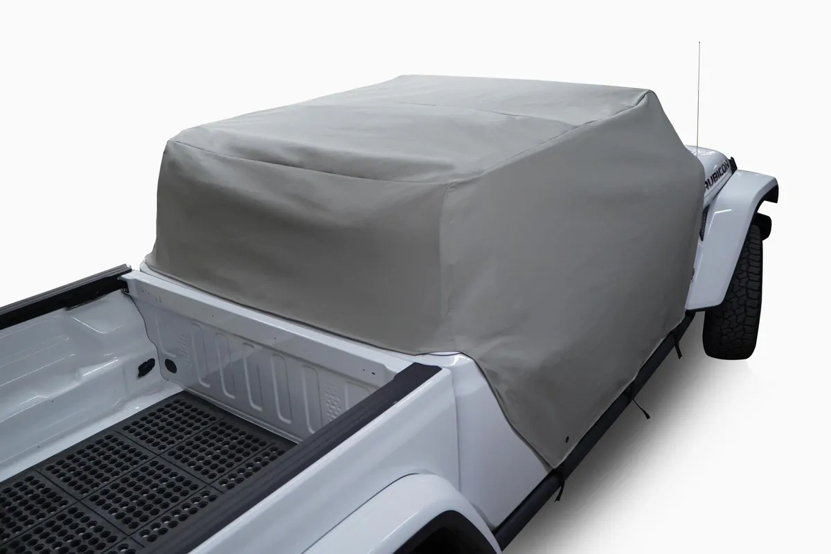 Jeep JL Cab Cover Gray Denim For 18-2024 Wrangler JL 2 Dr All Hardware Removed Mastertop product image