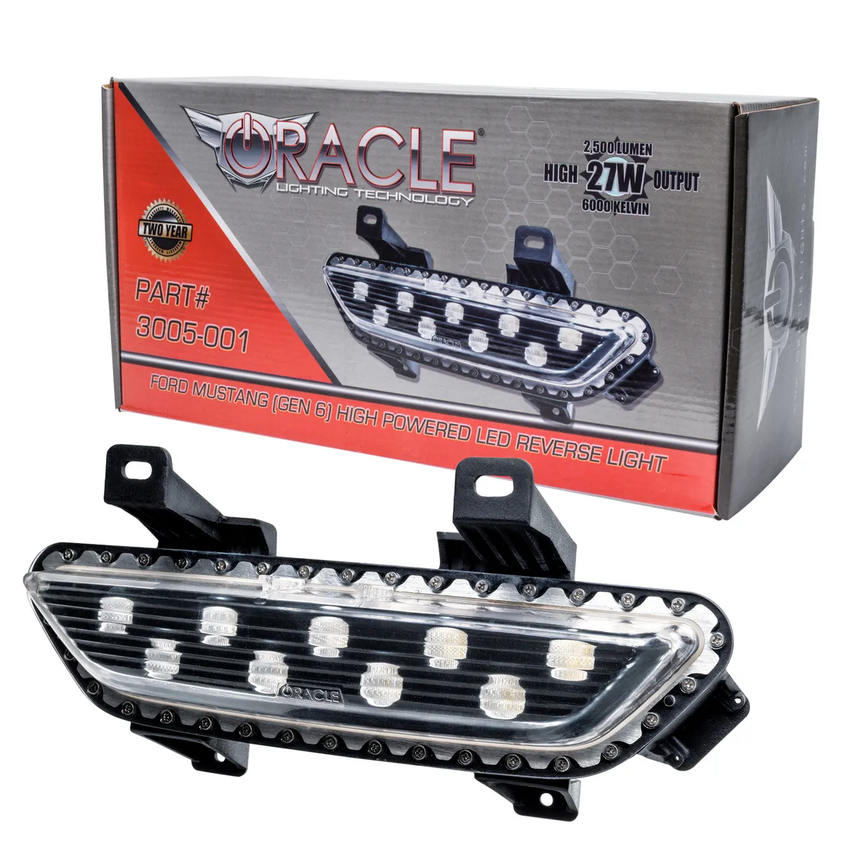 3005-001 - ORACLE 2015-2018 Ford Mustang High Output LED Reverse Light - Clear product image