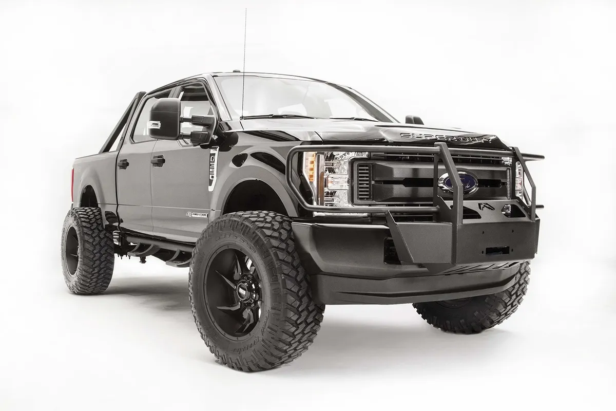 Winch Mount; Powder Coated; Front; w/Full Grill Guard; product image