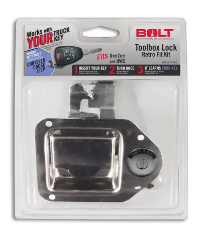 BOLT (Clamshell)9014 Chrysler/Dodge/Jeep Vehicles Tool Box Latch Retro Fit Kit
