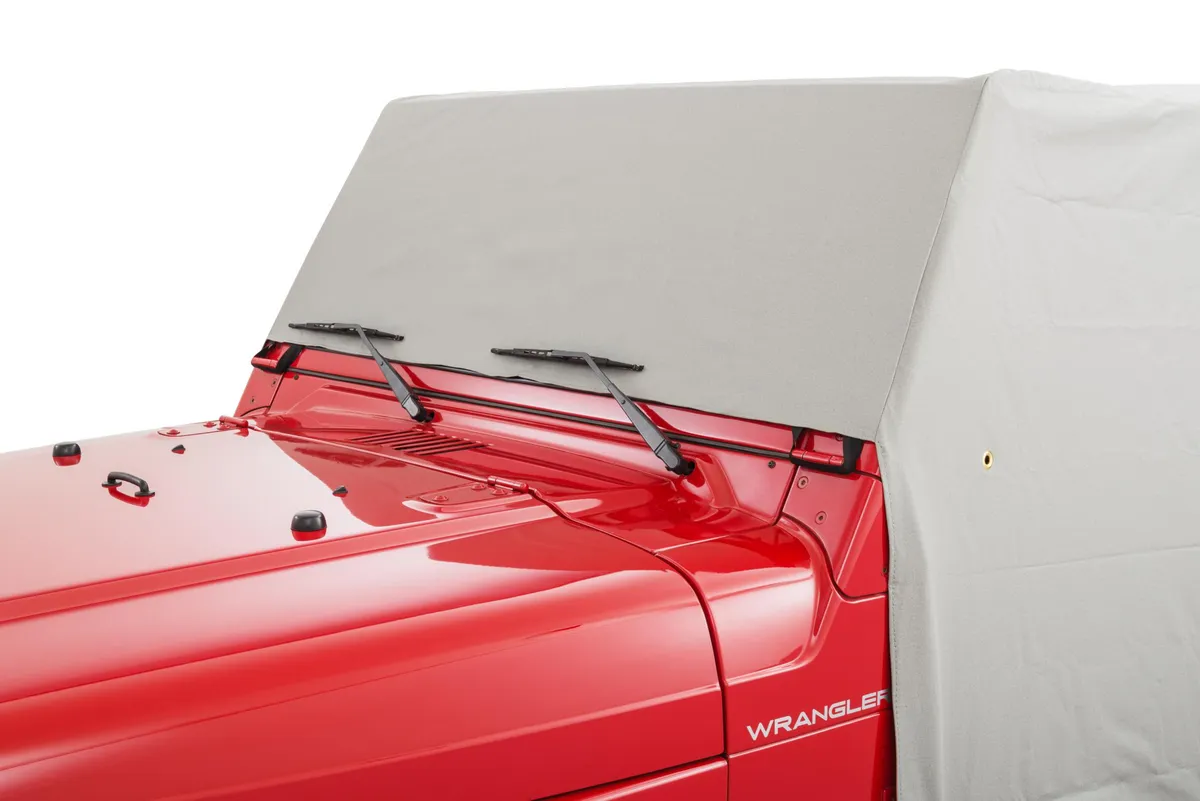 Jeep TJ Full Door Cab Cover For 92-06 Jeep Wrangler TJ Gray Denim MasterTop product image