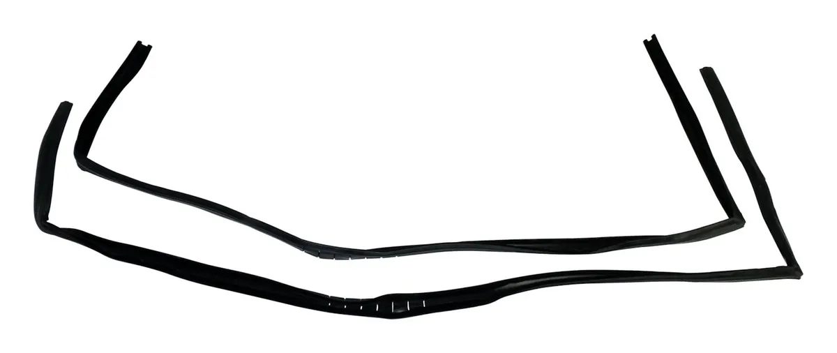 Door Glass Seal Kit For 19972006 Jeep TJ Wrangler w/ Full Steel Doors product image