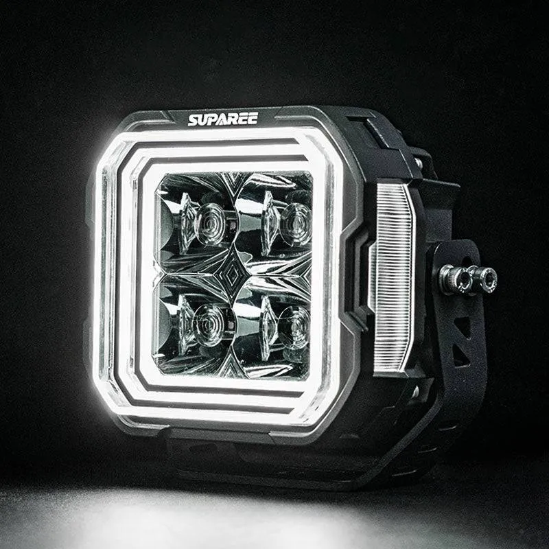 5 Inch LED Pod Lights White + Amber Dual-Mode for Jeep Wrangler JL/ Gladiator JT product image