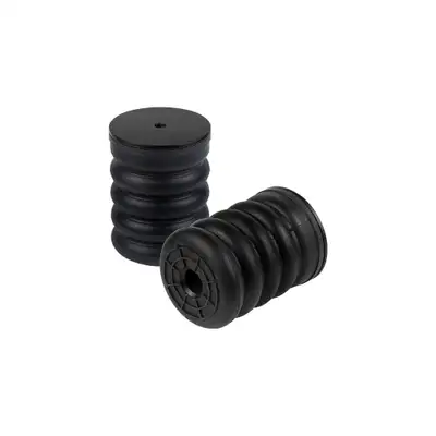 SuperSprings SumoSprings; Front Or Rear; Incl. One 1 in. Spacers; For Fabricators And Custom Applications; One Piece Hollow Center; 1500 lbs. At 50 Percent Compression; Black;