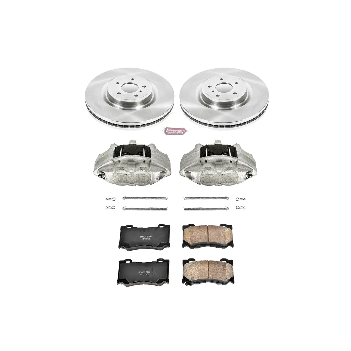 Front Infiniti FX50 2013-2009 G37 2013-2008 M35h 2013 M37 2013-2011 M56 2013-2011 Q50 2017-2014 Q60 2015-2014 Q60 2018-2017 Q70 2018-2014 Q70L 2018-2015 QX70 2014 Nissan 350Z 2009 370Z 2018-2009 product image