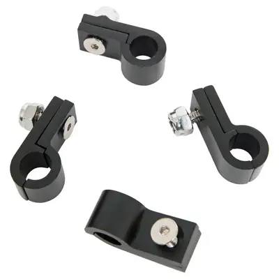 Edelbrock Line Clamp For 6 Tubing Black Anodize