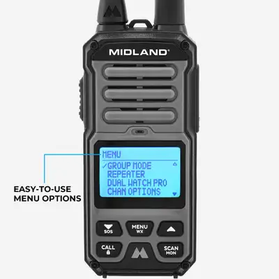 Midland Radios Gxt67 Gmrs 5â€‘watt Walkie Talkie - Gxt67pro