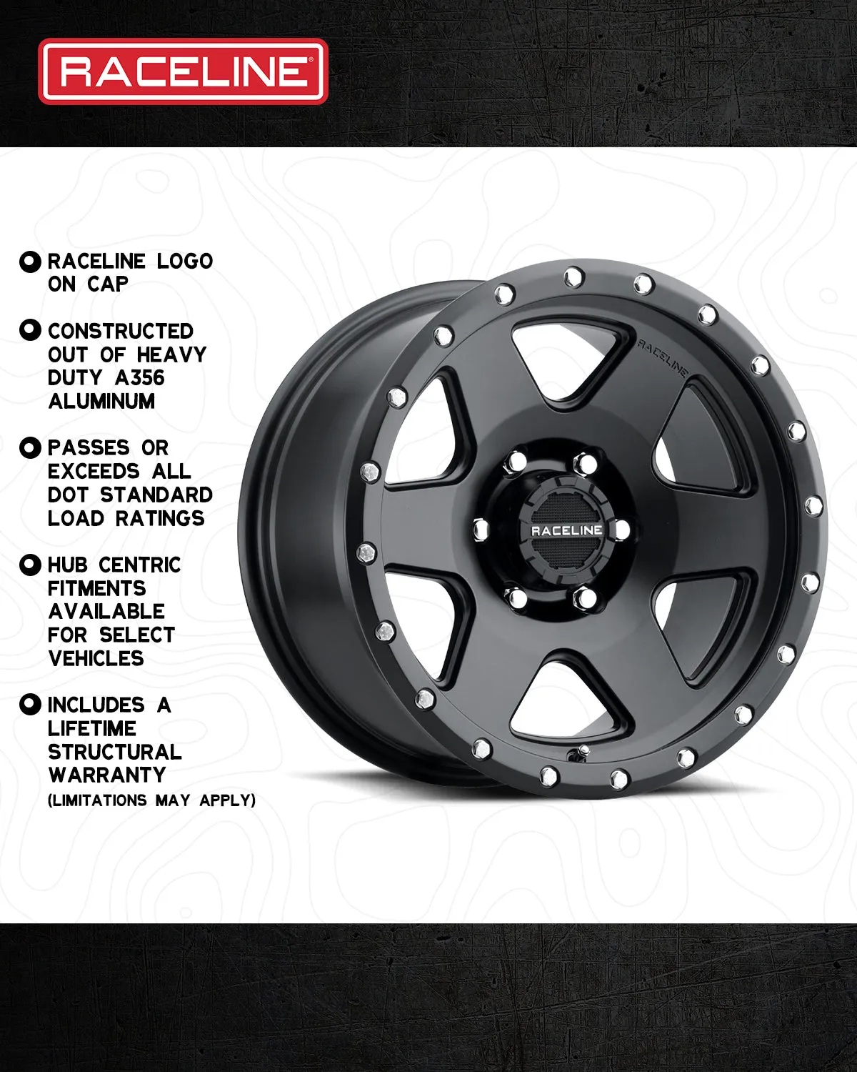 Raceline 946b Boost-Cuv Black 18x8 5x108 35mm product image