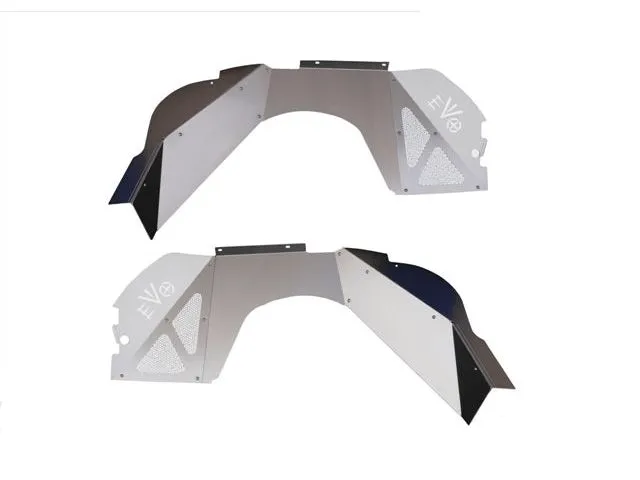 18c Wrangler/20c Gladiator Gas Front Vented Raw Aluminum Inner Fenders For Coil Spring Suspensions product image