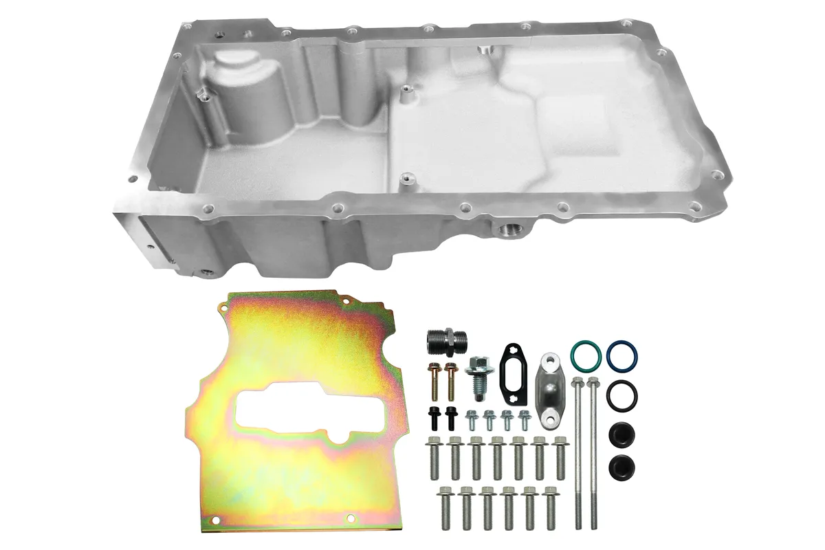 FiTech FiTech Plus, LS Swap Oil Pan, Ultra Low Profile, Satin, 6.10L w/Filter Capacity product image