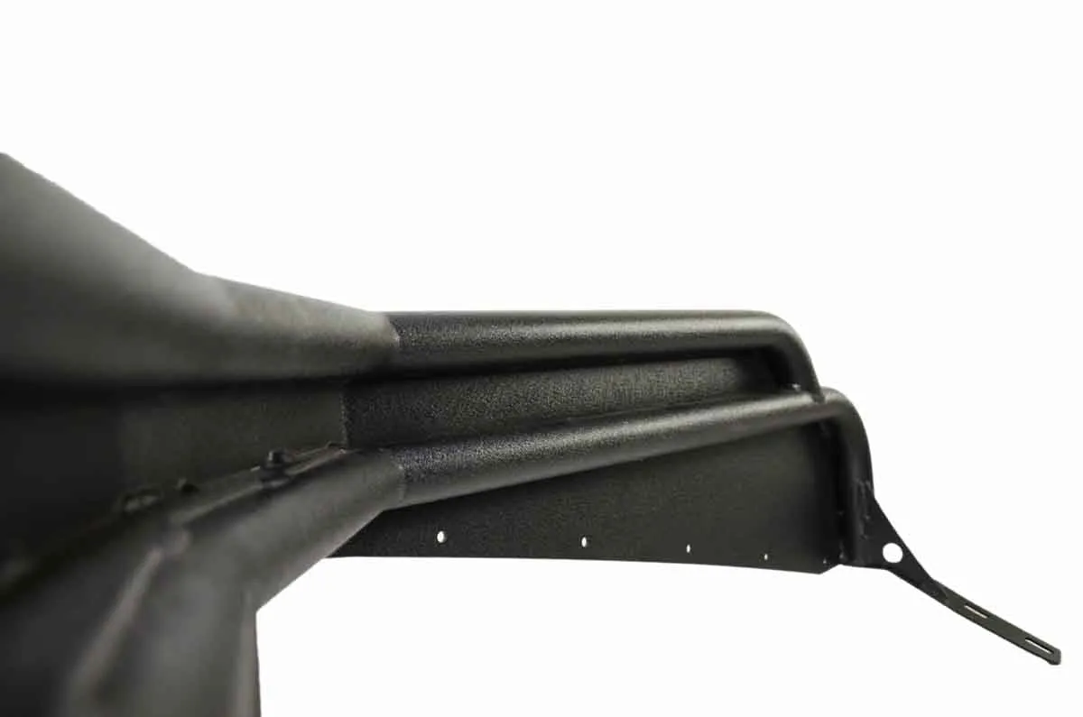 Jeep TJ Tube Fenders Front 3 Inch Flare 97-06 Wrangler TJ Steel Black Textured Powdercoat Fishbone Offroad product image
