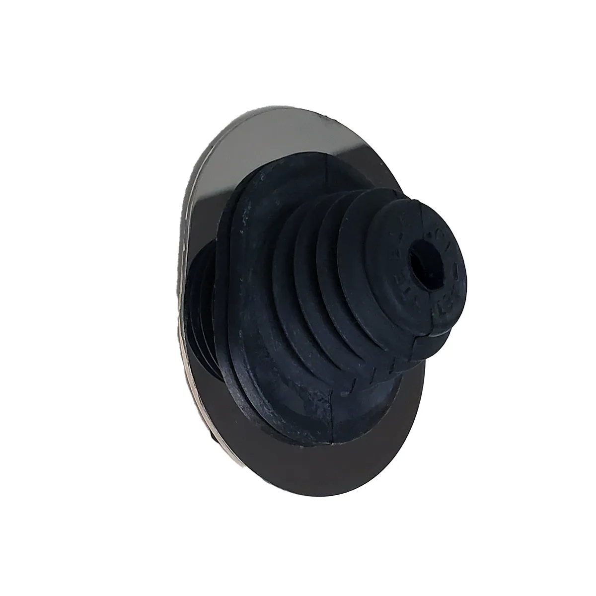 Borgeson JJ s Rods Firewall wiring grommet. Fits cables; wires and hoses from 3/16in. to 1in.in diameter. Includes polished stainless steel bezel and stainless steel hardware.