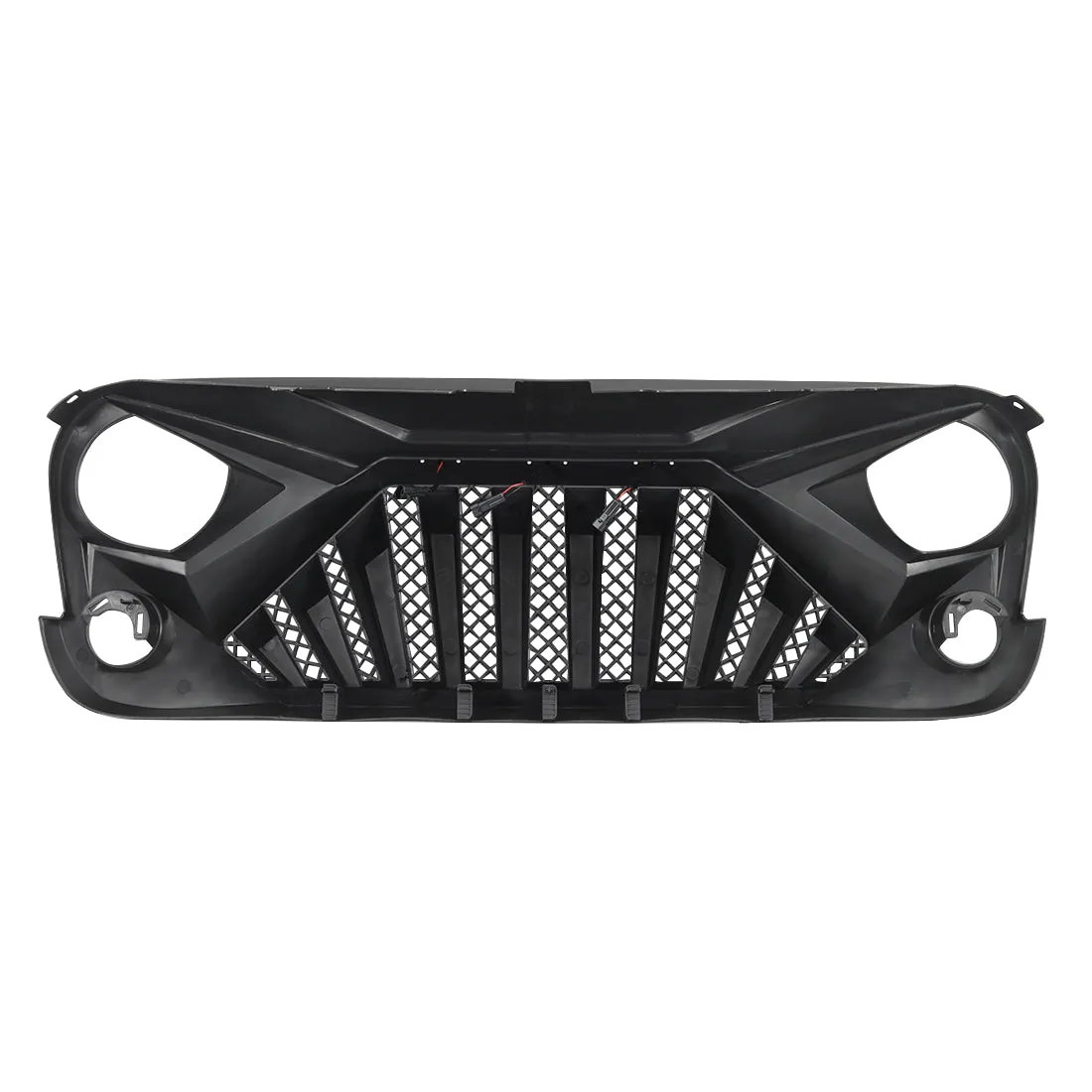 American Modified Amjpaa00129 Goliath Grille With LED Amber Lights - Glossy Black product image