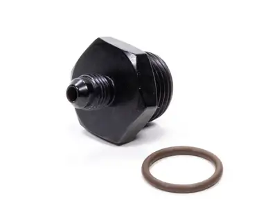 Fragola Performance Systems #4 x 7/8-14 (#10) Radius O-Ring Fitting Black