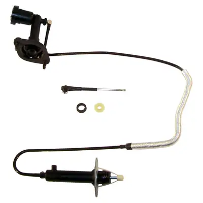Crown Automotive Jeep Replacement Clutch Hydraulic Assembly; Left Hand Drive; Incl. Clutch Master Cylinder/Slave Cylinder/Hose/Push Rod/O-Ring;