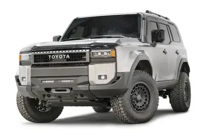Fab Fours 24c Land Cruiser Hidden Winch Mount Matte