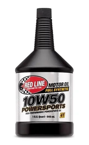10W50 Motorcycle, ATV/UTV, Side By Side Engine Oil 1 Quart Red Line Oil product image