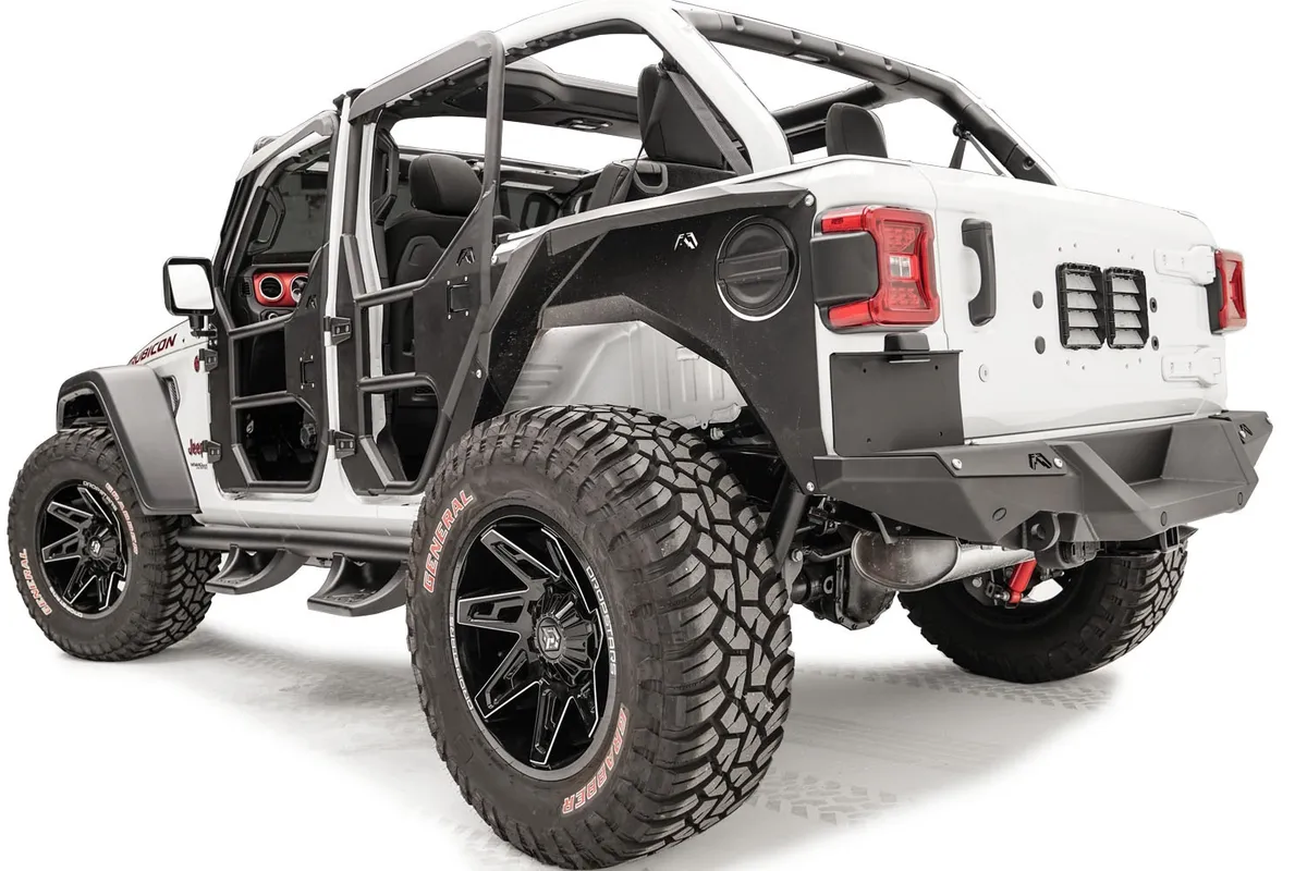 Rear Bumper License Plate Bracket; 11 Gauge Steel Construction; 2 Stage Matte Black Powder Coat w/Epoxy Primer; product image