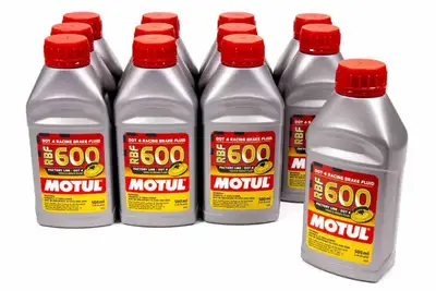 Motul RBF Brake Fluid 600 Degr ee case/12-1/2 Liter