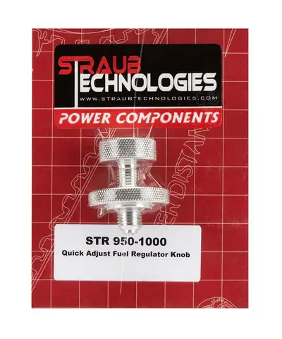 Straub Technologies Alm. Adjusting Nut Holley Fuel Press Reg.