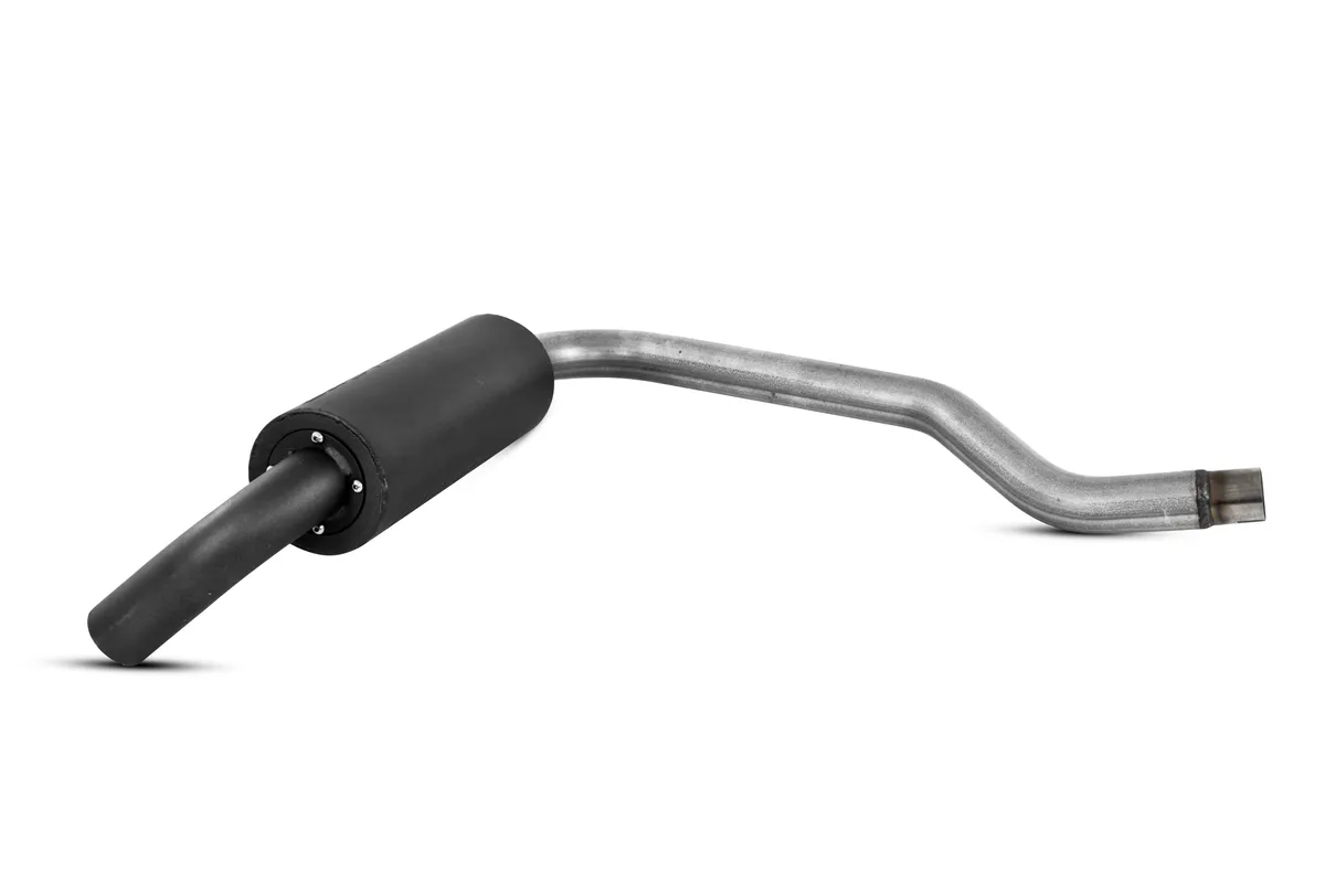 ATV Exhaust System With Sport Muffler; Slip-On System; 1.75 in. Inlet; 4.25 in. Diameter Body; product image