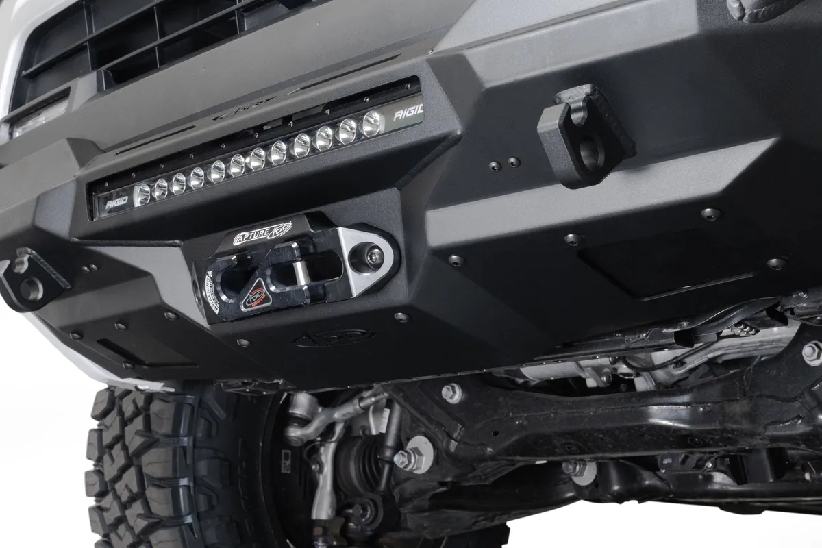 Addictive Desert Designs 2025 Toyota 4Runner Stealth Center Mount Front Bumper with Top Hoop F710353070103 product image