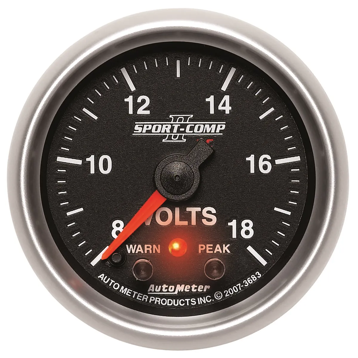 Gauge, Voltmeter, 2 1/16", 18V, Digital Stepper Motor w/Peak & Warn, Sport-Comp II product image